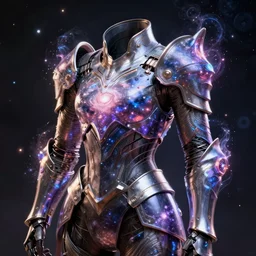 Spaulder shoulder Armor set made of galaxies and sci fi parts conjuring cosmic energy, smooth, intricate, elegant, galactic energy, power aura, digital render, artstation, concept art, high tech fantasy, sharp focus, photorealism, art by Jason Chan and Riot Studios and Blizzard Studios, Unreal engine 5