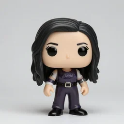 Lana del rey funko pop, photorealistic, studio