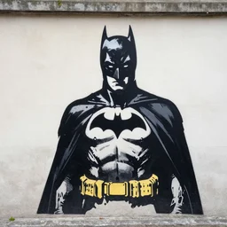 batman silk screen banksy