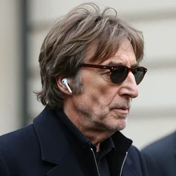 john lennon wearing airpods, photorealistic