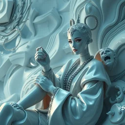 🐣 octane render ultra photorealistic hyper detailed, trending on cgsociety, in a contemporary art gallery, 4 k, award - winning, very extremely beautiful, gorgeous
