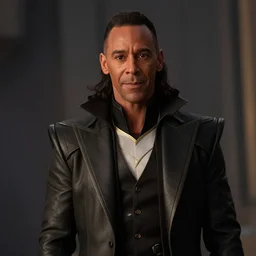 film still of Steve Harvey as Loki in new Loki film