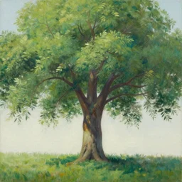 a painting of a tree