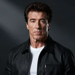 photorealistic portait of sylvester stallone as commander shephard n 7 from mass effect
