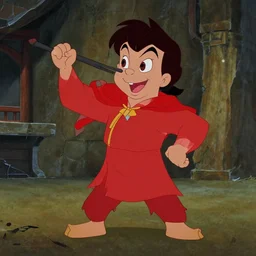a film still from the animation the chinese market ( 1 9 8 0 ) directed by walt disney, oscar winning animation, award winning