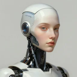 a robot with a human face removed, sci - fi face, elegant, highly detailed, digital painting, artstation, concept art, smooth, sharp focus, illustration, art by artgerm and greg rutkowski and alphonse mucha