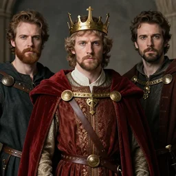 Samuel Hyde as a regal Medieval King by Gerald Brom +Mark Arian +Stanley Artgerm Lau +WLOP , extremely detailed , hyper realistic ,smooth, sharp focus