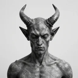 1 9 7 0 s photography, black and white, horned demon dressed like pope john paul ii, blessing, crucifix, religious theme