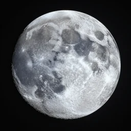 hyperrealstic photo of the moon falling towards the earth