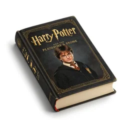 harry potter and the philosopher's stone ( 1 9 9 7 ) book cover design, by greg rutkowski and alphonse much