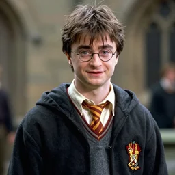 Daniel Radcliffe as Harry Potter, film still
