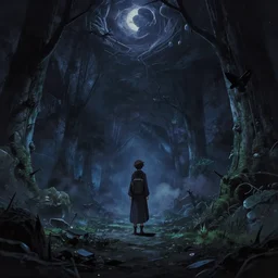 a high definition screenshot from the ethereal and hauntingly beautiful science fiction anime film