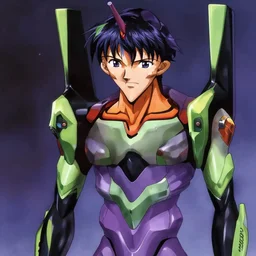 Dr. Steve Brule in Neon Genesis Evangelion, anime by Gainax