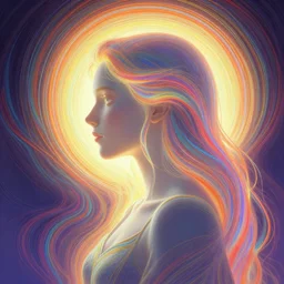 side profile painted portrait, imogen poots paladin, gloomhaven, d & d, soft, smooth, luminescent, art nouveau, concept art, backlit glow, ripples, swirly vibrant color lines, holy, gaudy colors, aesthetic octane render, 8 k, by ilya kuvshinov, cushart krenz, killian eng, artgerm, greg rutknowski