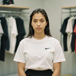 realistic photoshooting for a new nike lookbook, color film photography, photo in style of tyler mitchell, 3 5 mm,