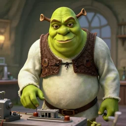 SCP screenshot of shrek as a experiment by the SCP Foundation