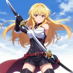 anime swordfighter woman, Leria_V
