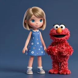little miss taylor swift by roger hargreaves and jim henson, octane render 3 d hd 4 k