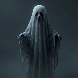 Very creepy ghost, digital art, ArtStation, CGSociety, Unreal Engine