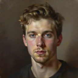 painting of a man by Lauren McDonald