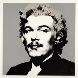 karl marx, screen print by andy warhol. pop art, high detail 8 k