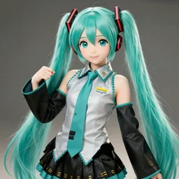 realistic Hatsune Miku