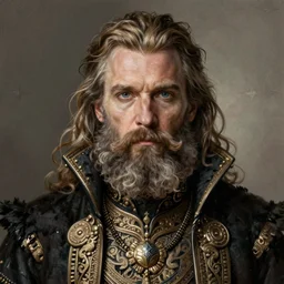 warlock portrait karl urban rasputin, intricate, elegant, highly detailed, digital painting, artstation, concept art, sharp focus, illustration, art by aleksi briclot, rutkowski, mucha