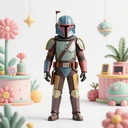 vogue photoshoot octane render of mandalorian with white background cannabis, focus bright colorful pastel exotic vintage boutique hotel lounge, very short depth of field, bokeh