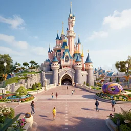 disneyland tomorrow land new redesigned concept art model render art octane 8 k 1 6 k