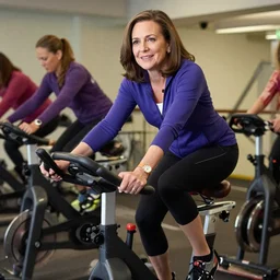 Sheryl Sandberg at SoulCycle