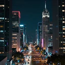 photorealistic bladerunner cyberpunk city. nighttime. light fixtures. 8 k. detailed. photorealism. artstation. 2 5 mm f / 1. 7 asph lens. ultra realistic