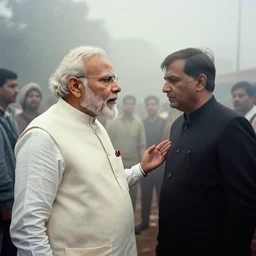a beautiful dramatic scene of the assassination of narendra modi, by alex webb, by steve mccurry, shot on large format film, 3 5 mm film, grainy, mist fog, cinematic composition, beautiful lighting, no frames