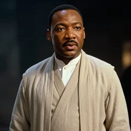 martin luther king as mace windu in star wars episode 3, 8k resolution, full HD, cinematic lighting, award winning, anatomically correct