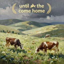 until the cows come home plantscape. painting by aoshima chiho