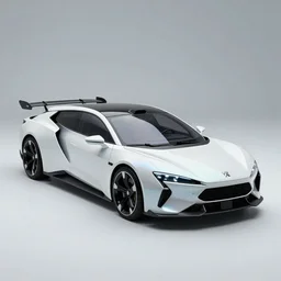 epic photo of a futuristic aerodynamic low sports wagon with fins and a generative design structure, box - shaped dark glass and plastic, low rider, peugeot prestige, highly detailed, dragonfly shape, white ceramic, cut roof camper, iridescent skin