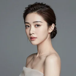 a portrait of an elegant lady, behance hd
