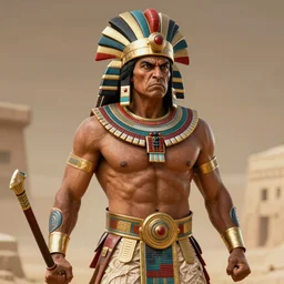 single aztec warrior, digital art, 8 k, angry, strong, the chosen one