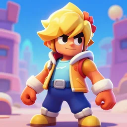 brawlstars artificer character, kanji, digital painting by akihiko yoshida, beautiful