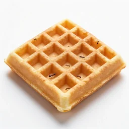 a perfect waffle covered in ants, 8 k resolution photo