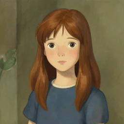 A decent young girl portrait by Brian Froud.