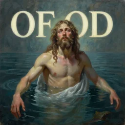 word of God, very detailed and realistic oil painting by the drowned God