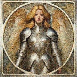 symmetrical centered portrait, Imogen Poots as a D&D paladin, blonde hair, intricate metal armour, Art Nouveau, beautiful retro Fantasy heroine 1985, intricate, elegant, highly detailed, centered, digital painting, trending on artstation, concept art, smooth, sharp focus, illustration, art by raphael lacoste, eddie mendoza, Mucha, alex ross, WLOP