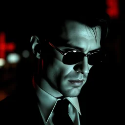 pulp fiction still portrait photo of leon the professional in style of the movie sin city, 4 k