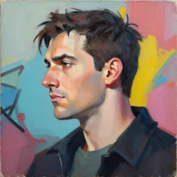 greg manchess portrait painting of doom from dota 2, medium shot, asymmetrical, profile picture, organic painting, sunny day, matte painting, bold shapes, hard edges, street art, trending on artstation, by huang guangjian and gil elvgren and sachin teng