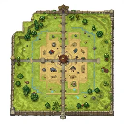 dungeon map by dysonlogos,