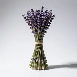 crystal lavender bundle, professional studio photo, full body, isolated on a pure white background, centered, entire subject in frame, sharp focus, soft studio lighting