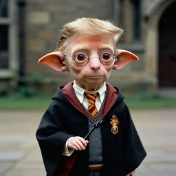 Donald Trump as Dobby in Harry Potter, 35mm film