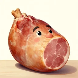 !!! eisbein!!! with the face of albert einsteon on a eisbein, pickled!!! ham!!! hock with the face of einstein, food photography, mash and gravy and eisbein with peas on a plate
