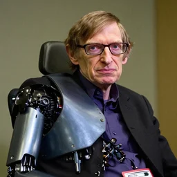stephen hawking in a robot body, 4 k