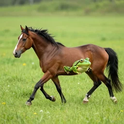 horse frog horse
